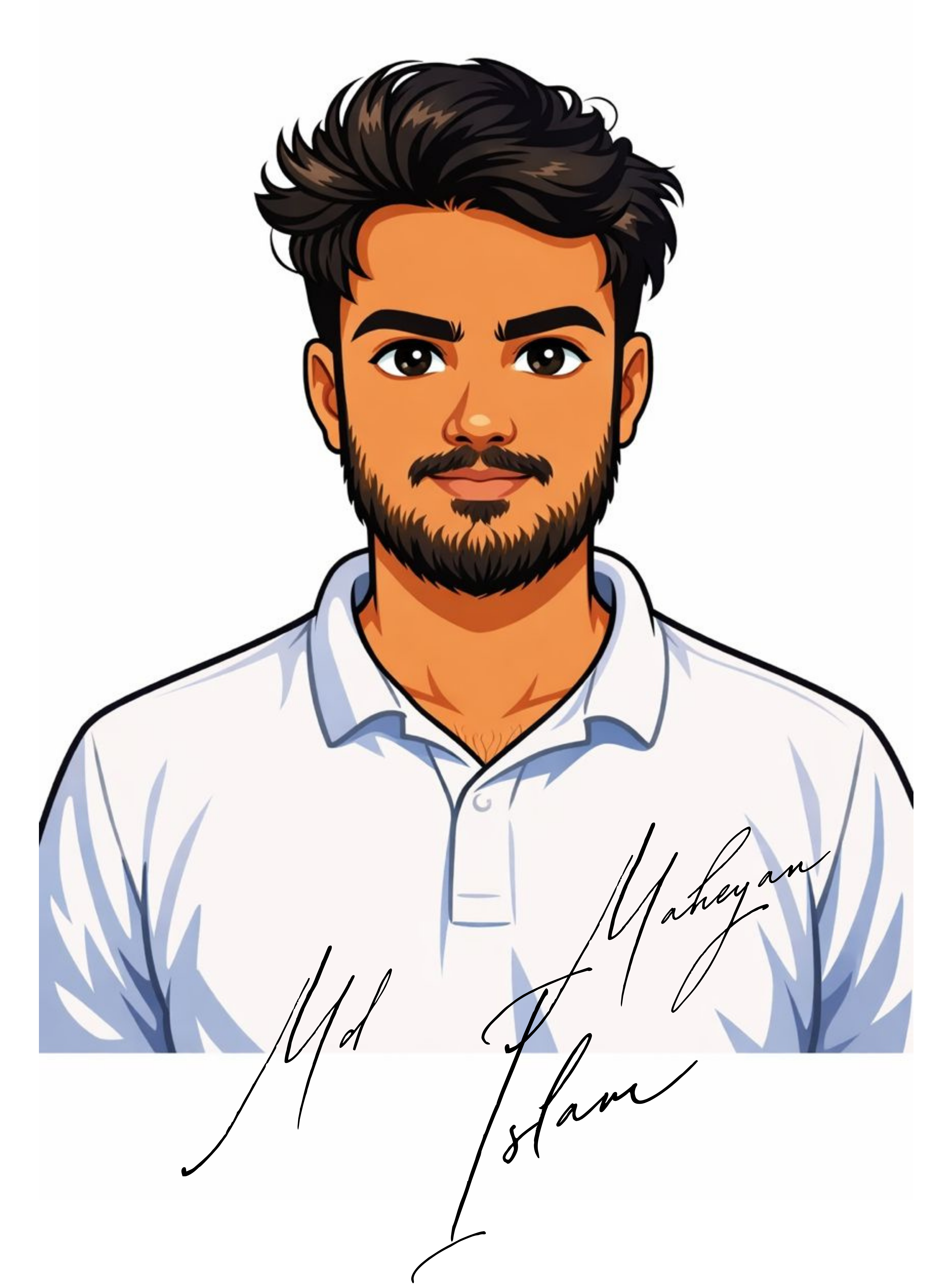 Md Maheyan Islam, Chief Technology Officer — signed portrait